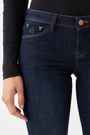 MID SUN Slim Comfortstretch - Design Details - Dark Blue from DAWN Denim