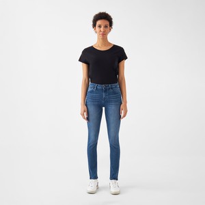 SUN UP Skinny Powerstretch - Basic - Medium Blue from DAWN Denim