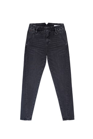 SUN UP Skinny Powerstretch - Design Details - Black Denim from DAWN Denim