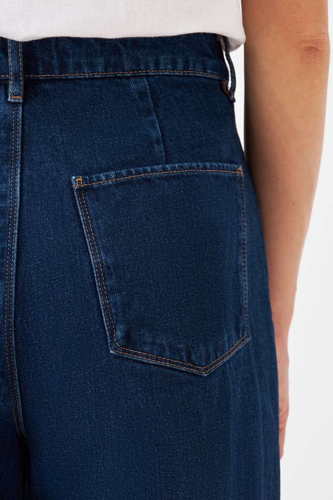 DAWN Wide Straight Non-Stretch - Minimal - Dark Blue from DAWN Denim