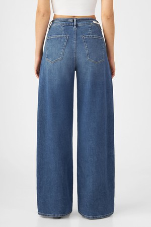 BLINK High Waist Wide - Vintage Blue from DAWN Denim