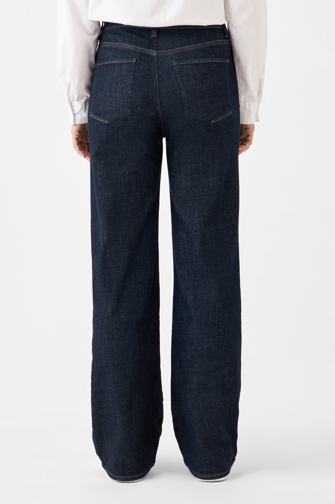 DEW Flared Soft Denim - Classic - Raw Blue from DAWN Denim