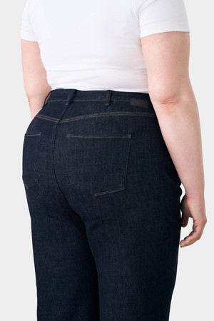 DEW Flared Soft Denim - Classic - Curvy - Raw Blue from DAWN Denim