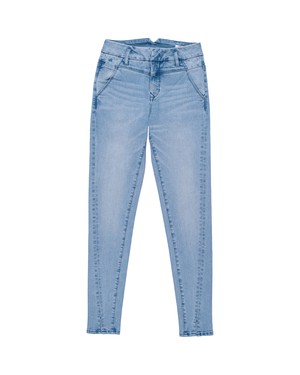 SUN UP Skinny Powerstretch - Design Details - Light Blue from DAWN Denim