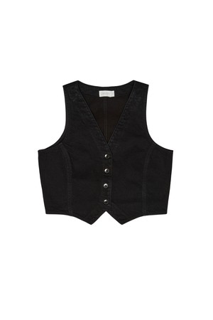 ASTRA - Denim Vest - Black from DAWN Denim