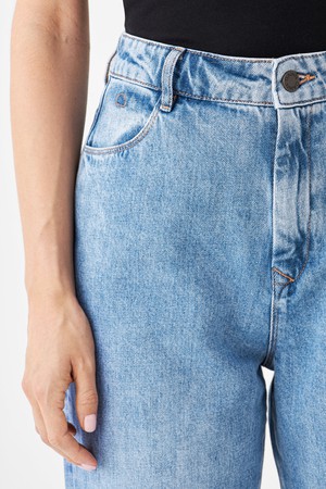 DAWN Wide Straight Non-Stretch - Minimal - Light Blue from DAWN Denim