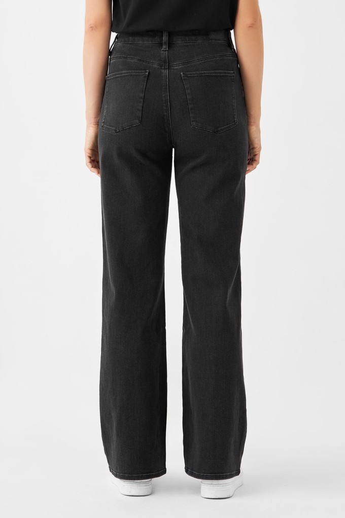 DEW Flared Soft Denim - Classic - Black Denim from DAWN Denim