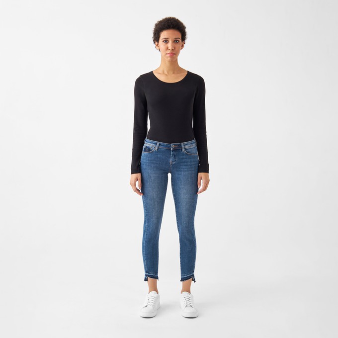 MID SUN Slim Comfortstretch - Design Details - Medium Blue from DAWN Denim