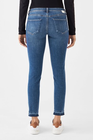 MID SUN Slim Comfortstretch - Design Details - Medium Blue from DAWN Denim