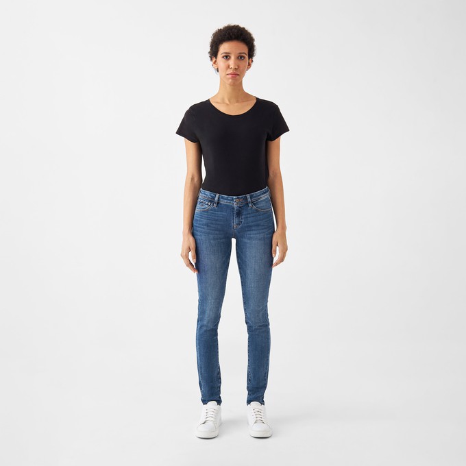 MID SUN Slim Comfortstretch - Basic - Medium Blue from DAWN Denim