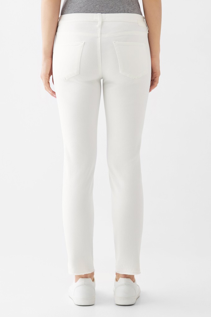 MID SUN Slim Comfortstretch - Design Details - White from DAWN Denim