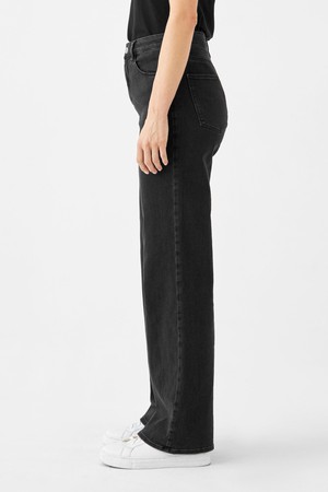 DEW Flared Soft Denim - Classic - Black Denim from DAWN Denim