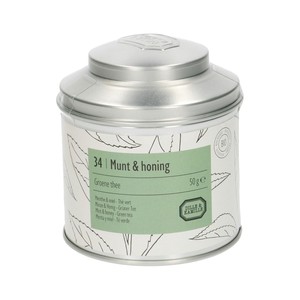 Munt & honing, biologisch, groene thee, blik, 50 gram from Dille & Kamille