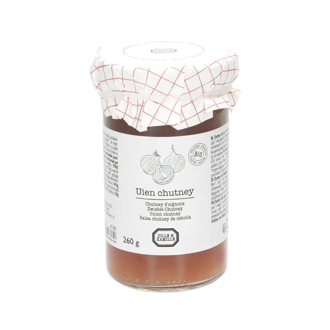 Uienchutney, biologisch, 260 gram from Dille & Kamille