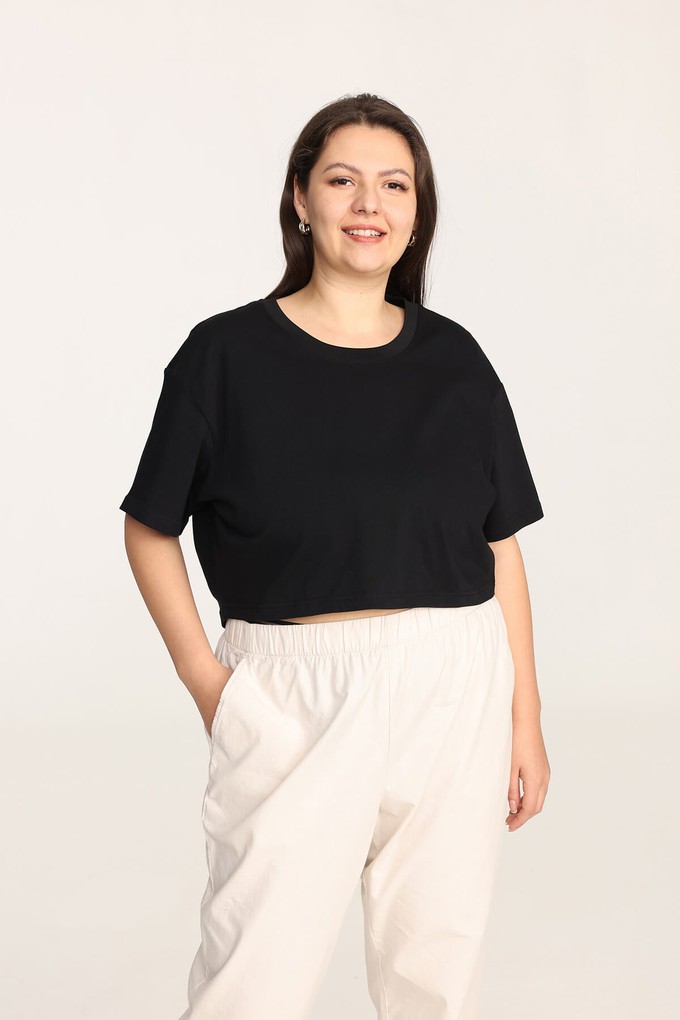 Organic Cotton Cropped T-Shirt from Ecoer Fashion