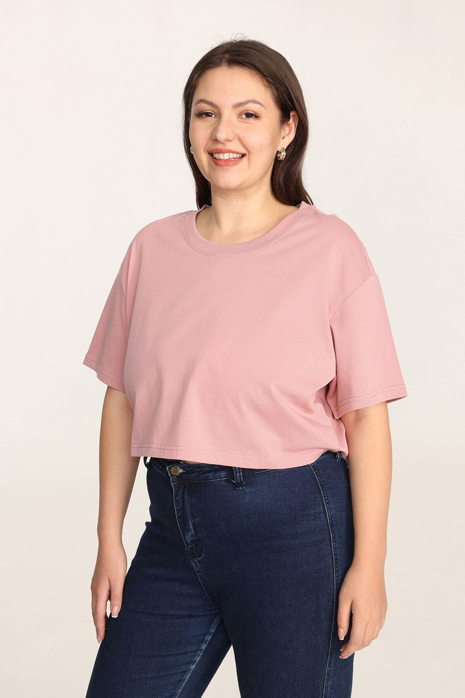 Organic Cotton Cropped T-Shirt from Ecoer Fashion