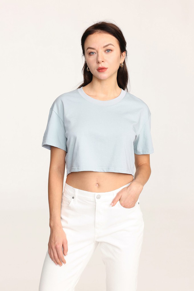 Organic Cotton Cropped T-Shirt from Ecoer Fashion