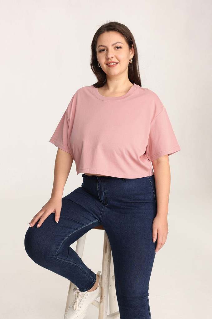 Organic Cotton Cropped T-Shirt from Ecoer Fashion