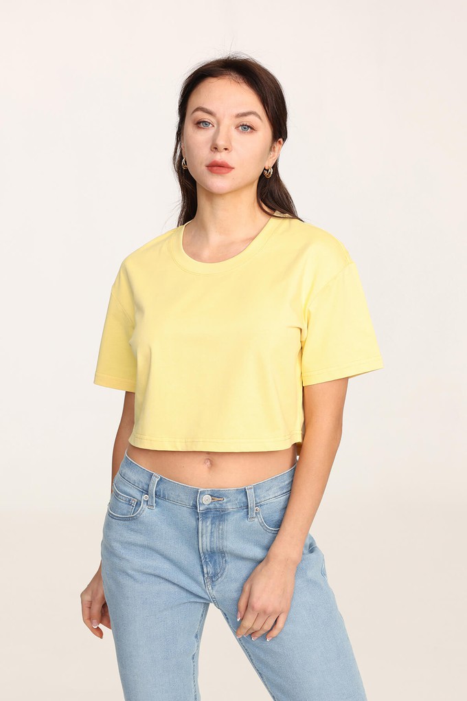 Organic Cotton Cropped T-Shirt from Ecoer Fashion