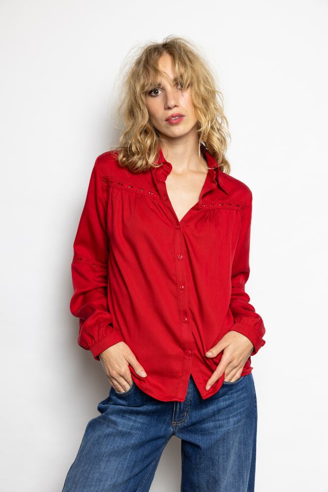 Lovely Blouse | Red from Elements of Freedom