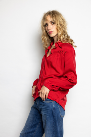 Lovely Blouse | Red from Elements of Freedom