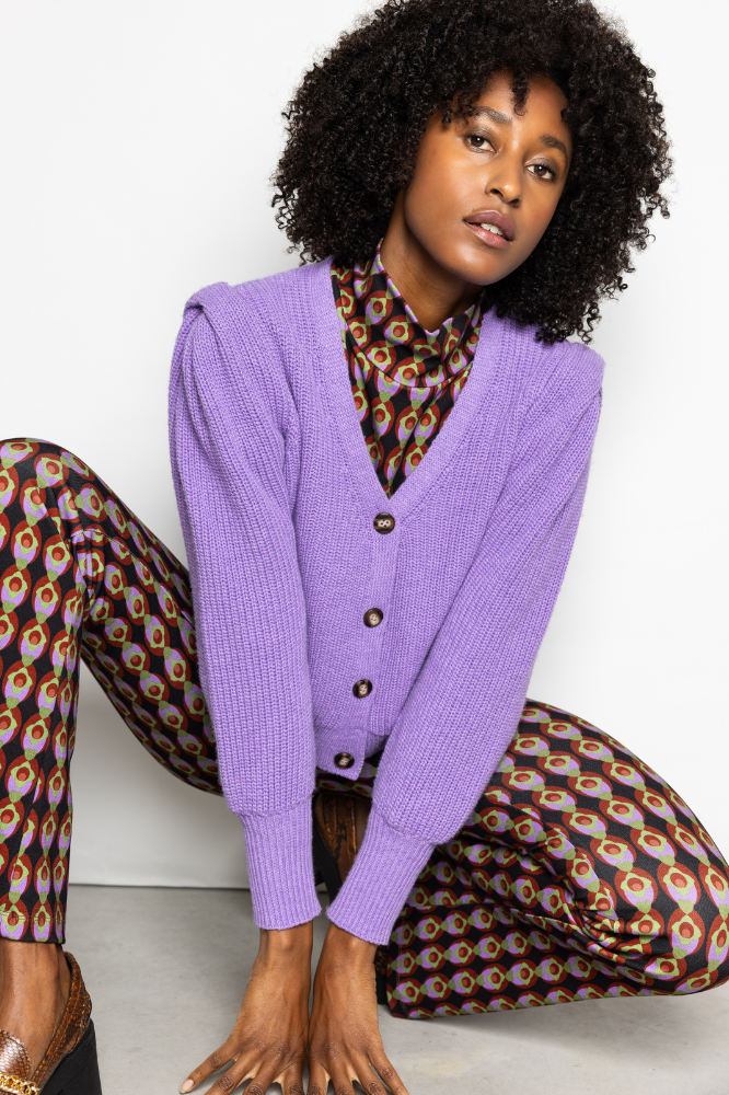 Montana Cardigan | Purple from Elements of Freedom