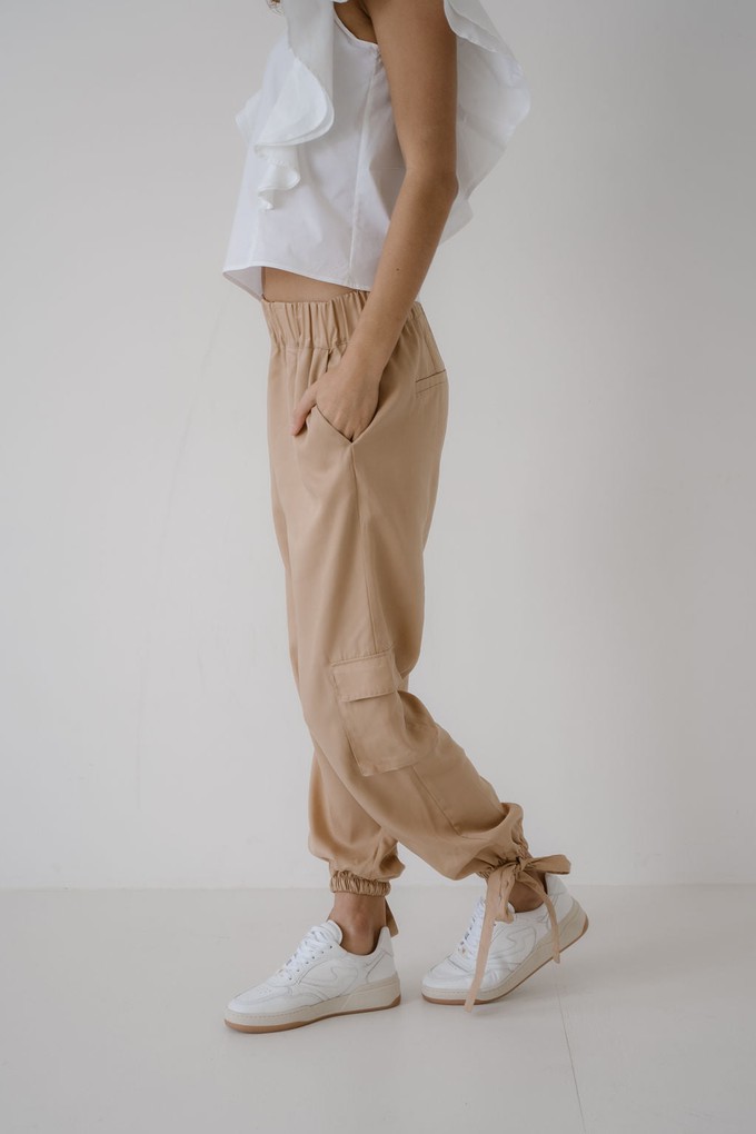 CARRIE PANTS - SAND from ELJO THE LABEL