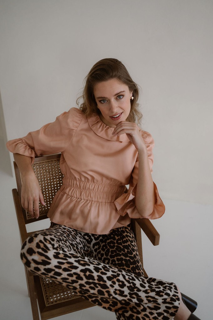 KATE TOP - PEACH from ELJO THE LABEL