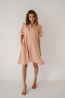 LOTTE DRESS - PEACH via ELJO THE LABEL