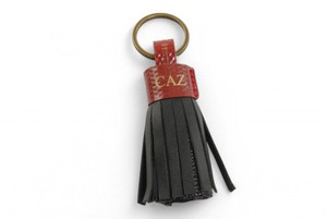 Leather Tassel Keyring from Elvis & Kresse