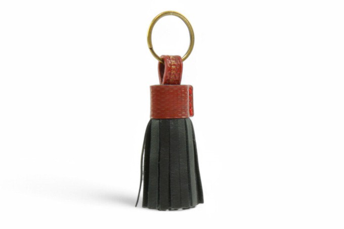 Leather Tassel Keyring from Elvis & Kresse