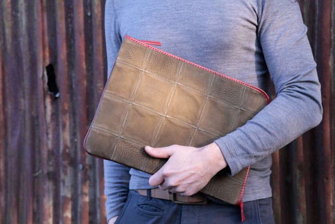 Leather Laptop Folio Case from Elvis & Kresse