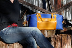 Leather Weekend Bag from Elvis & Kresse