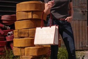 Whitstable Leather Tote Bag from Elvis & Kresse