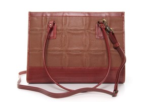 Leather Square Tote Bag from Elvis & Kresse