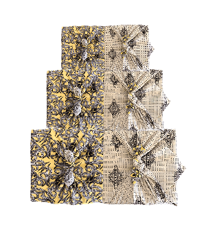 Furoshiki Gift Wrap Sunshine & Make A Wish Fabric Gift Wrap - Double Sided (Reversible) from FabRap