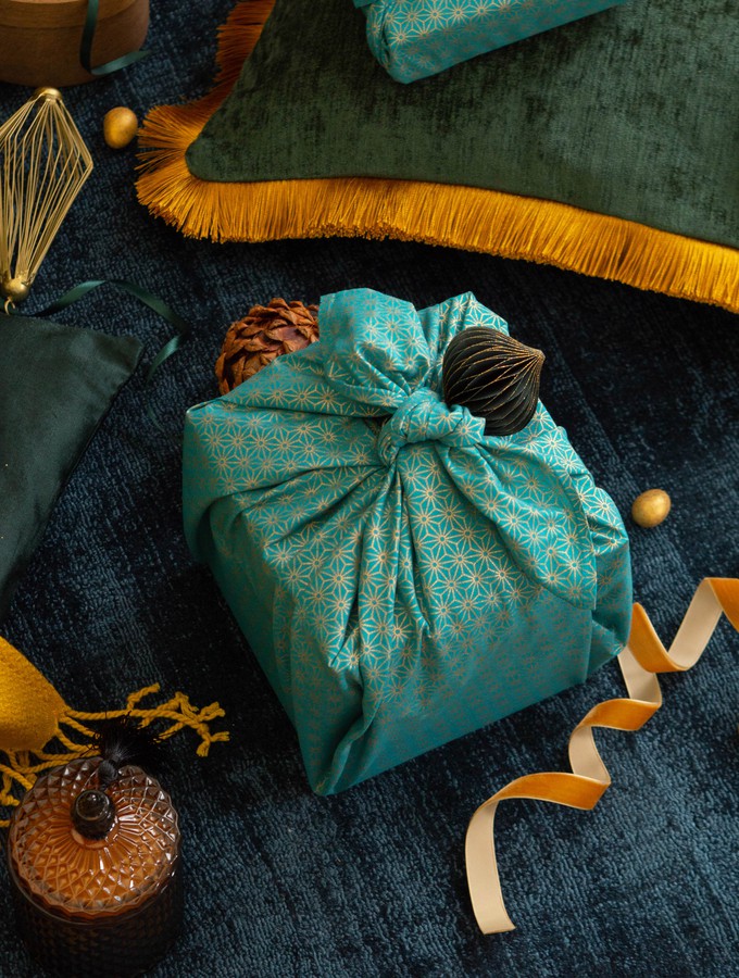 Furoshiki Classics - Jade and Ruby Fabric Gift Wrapping from FabRap