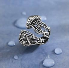 Zilveren ring kwal via Fairy Positron