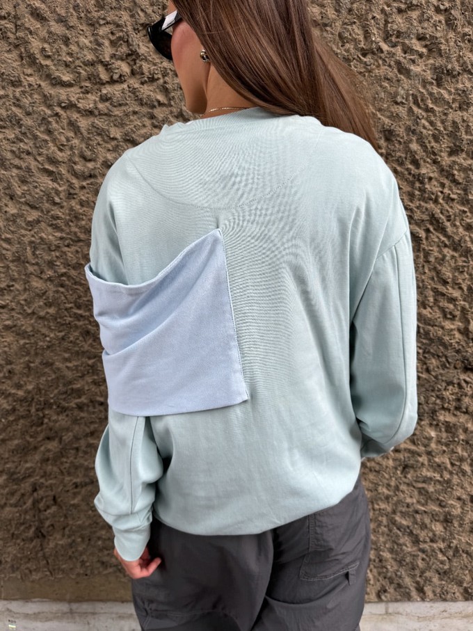 Oversized Jumper in Mint Green - Size 6 from Fanfare Label