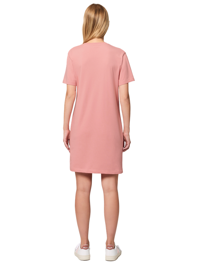 FellHerz T-Shirt Kleid rosa from FellHerz T-Shirts - bio, fair & vegan