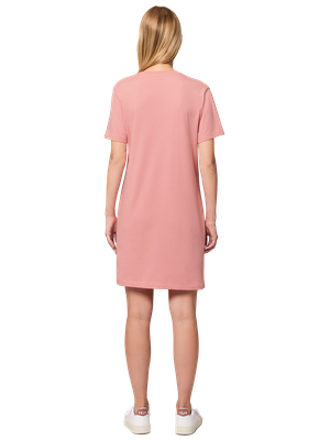 FellHerz T-Shirt Kleid rosa from FellHerz T-Shirts - bio, fair & vegan