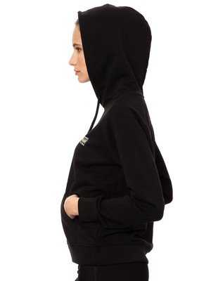 Ommm Hoodie black from FellHerz T-Shirts - bio, fair & vegan