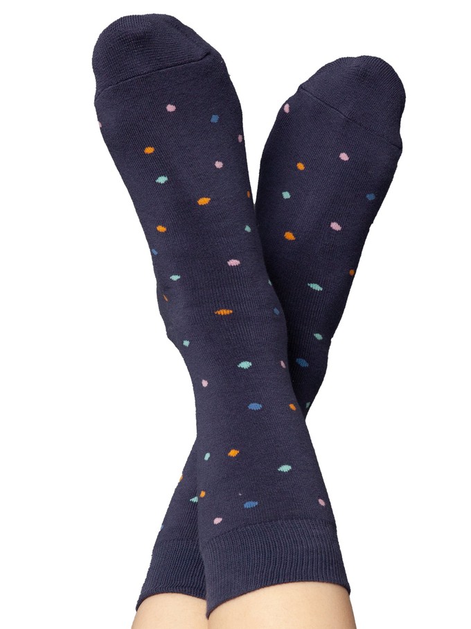 Warm cuddly socks with organic cotton confetti thundercloud from FellHerz T-Shirts - bio, fair & vegan