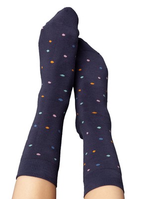 Warm cuddly socks with organic cotton confetti thundercloud from FellHerz T-Shirts - bio, fair & vegan