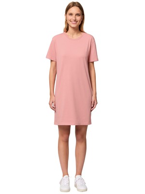 FellHerz T-Shirt Kleid rosa from FellHerz T-Shirts - bio, fair & vegan