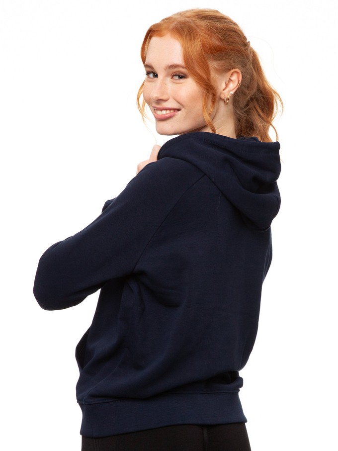 La Capitana Hoodie navy from FellHerz T-Shirts - bio, fair & vegan