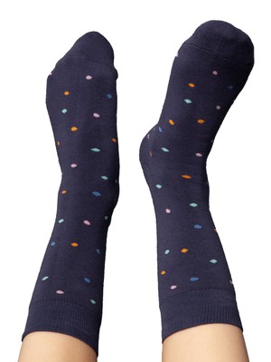 Warm cuddly socks with organic cotton confetti thundercloud from FellHerz T-Shirts - bio, fair & vegan