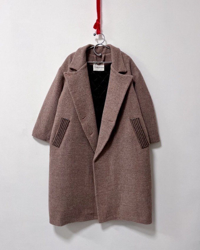 Our "HEARTH ROSE"  Blankets Made BLAZER - COAT - M/L from Fitolojio Workshop