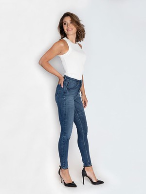 Skinny Jeans - Blauw from Five Foot Two