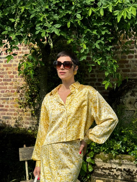 Quin Blouse - Petal Yellow from Floria Collective